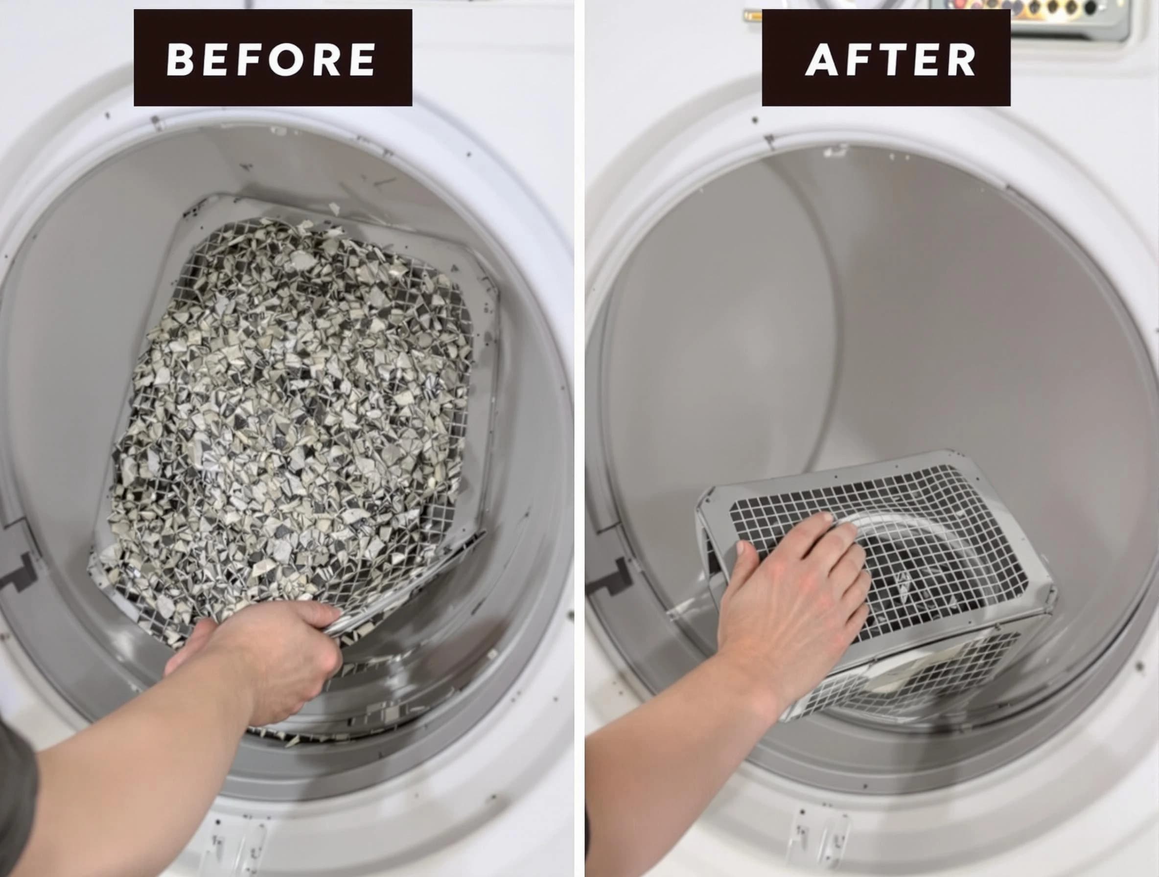 Professional lint trap cleaning by Aurora Dryer Vent Cleaning in Aurora