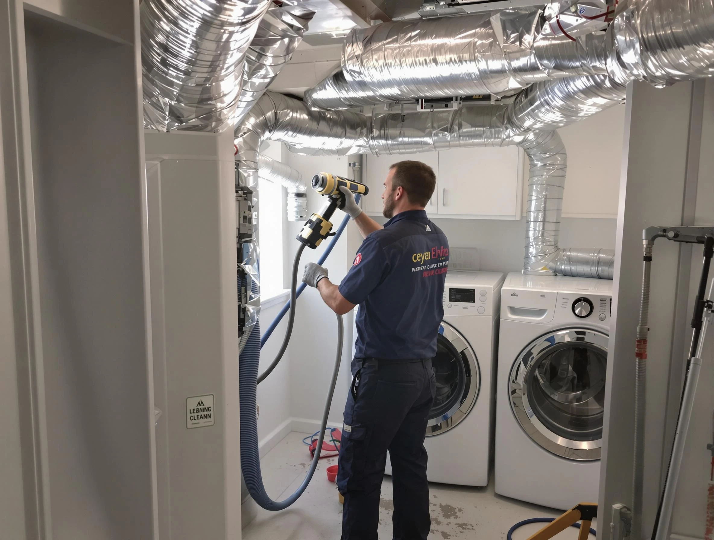 Aurora Dryer Vent Cleaning specialist using advanced equipment for thorough duct cleaning in Aurora