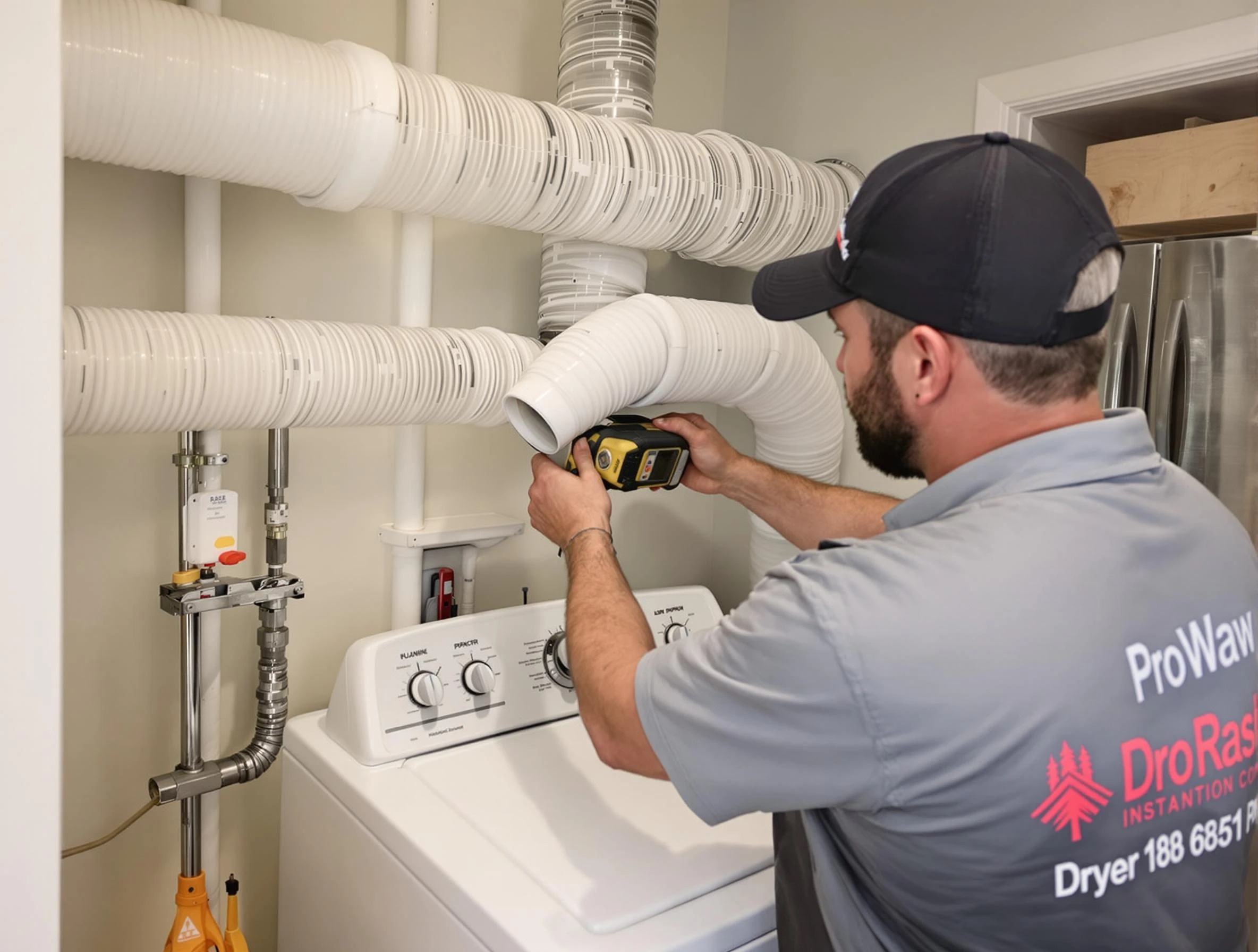 Professional dryer vent hose installation by Aurora Dryer Vent Cleaning in Aurora